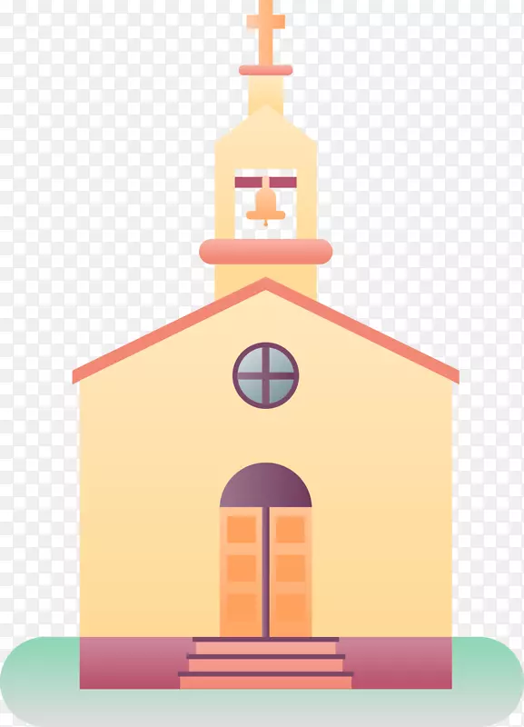 图标-绘制平面教堂