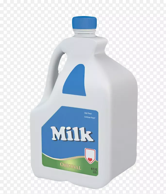 牛奶瓶酸奶-蓝色设计酸奶瓶