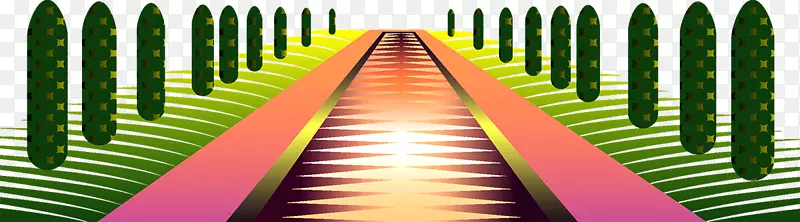公路道路-彩色道路