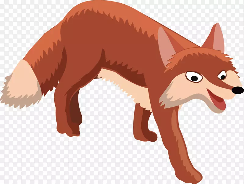 银狐兔红狐卡通狐