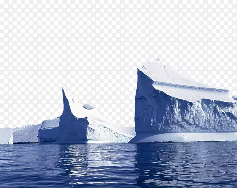 冰山海水-白海冰山