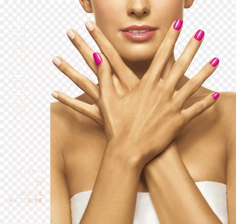 指甲油指甲角质层美容.指甲模型