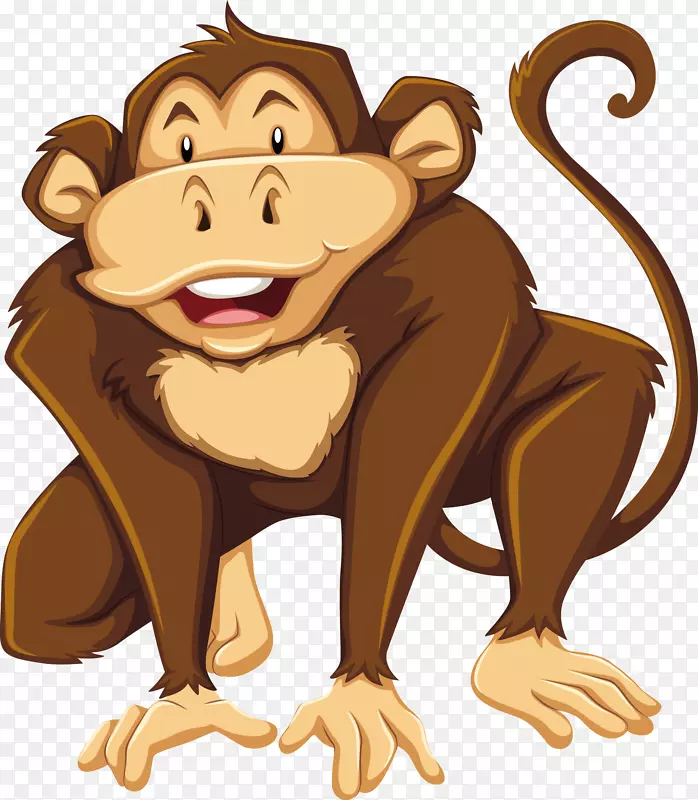 大猩猩猴子免版税插图-大猩猩