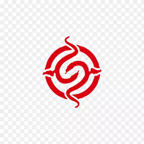 蛇图标-创造性的蛇，红色的蛇