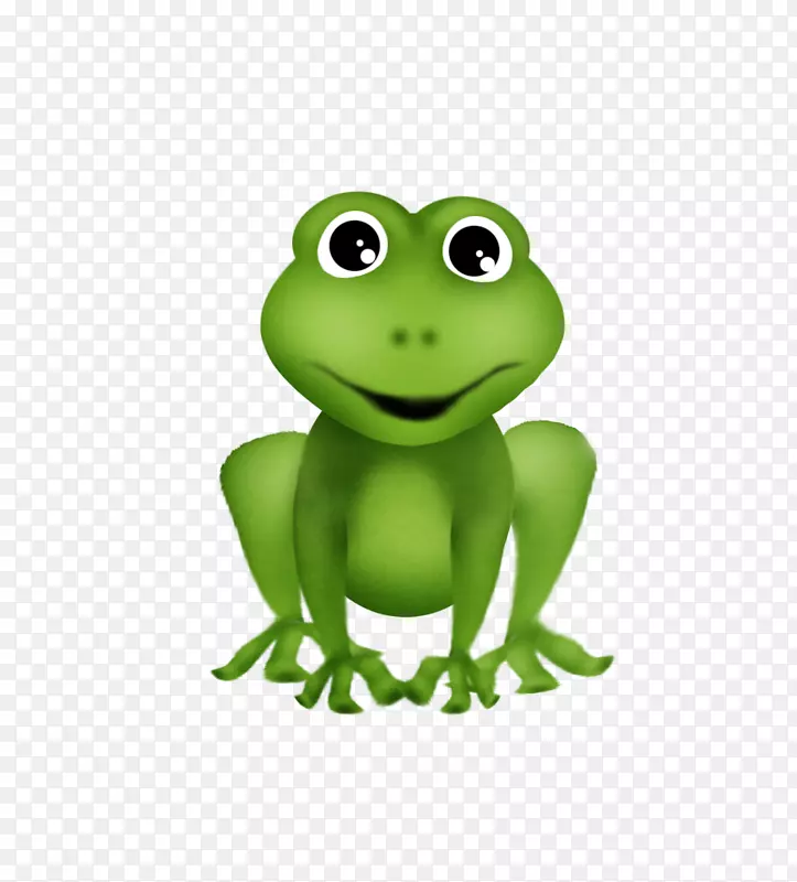 青蛙动画剪辑艺术-手机青蛙，动物，卡通