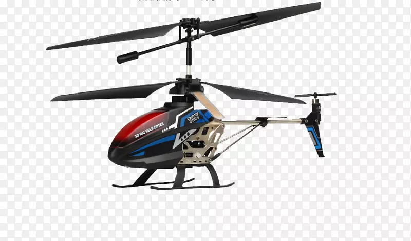 直升机旋翼-直升机PNG图。