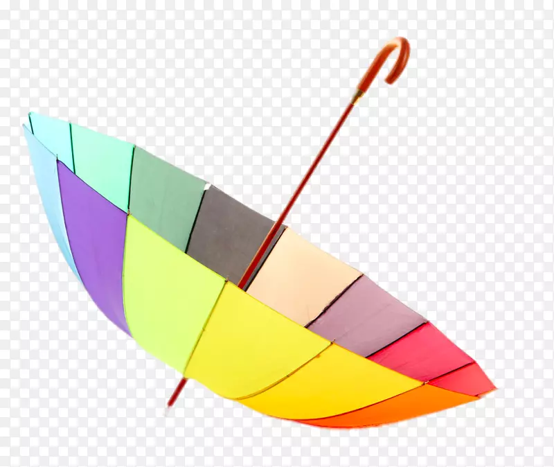 雨伞摄影蓝色彩虹伞