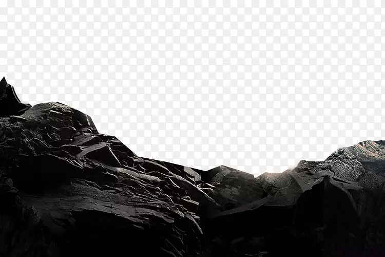 黑色和白色底岩-黑色岩石悬崖材料