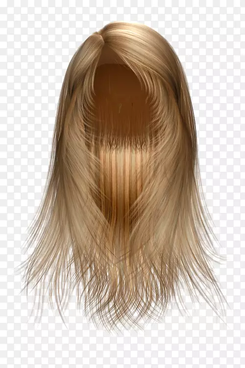 发型假发金色发色-美丽，头发，美丽的头发形状图标png，美丽，头发形状，头发