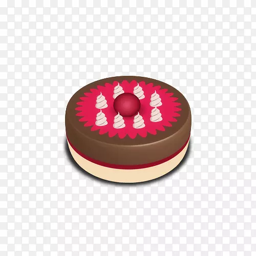 生日蛋糕巧克力蛋糕牛乳玉米饼-精美巧克力蛋糕