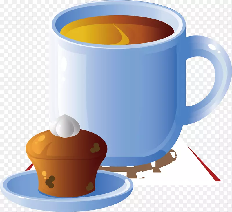 咖啡杯茶芝士蛋糕咖啡甜点
