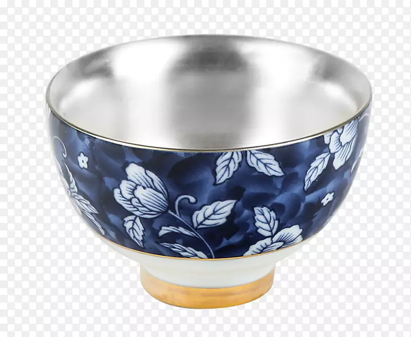 杯茶碗-景泰蓝银器