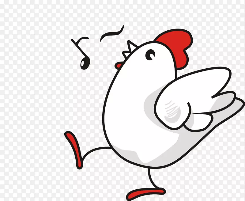 鸡卡通下载-唱公鸡