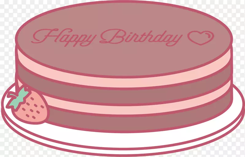 生日蛋糕托-小鲜粉蛋糕