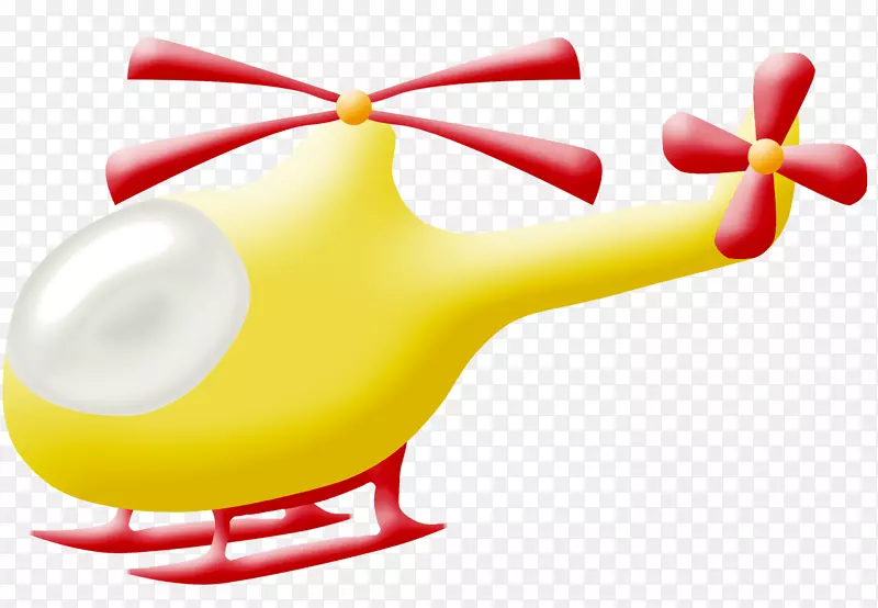 飞机直升机卡通-卡通直升机