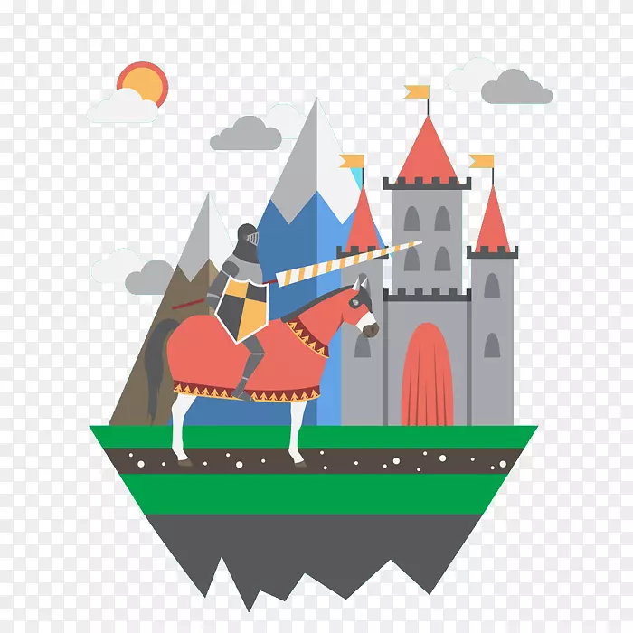 中世纪骑士城堡-城堡和骑士