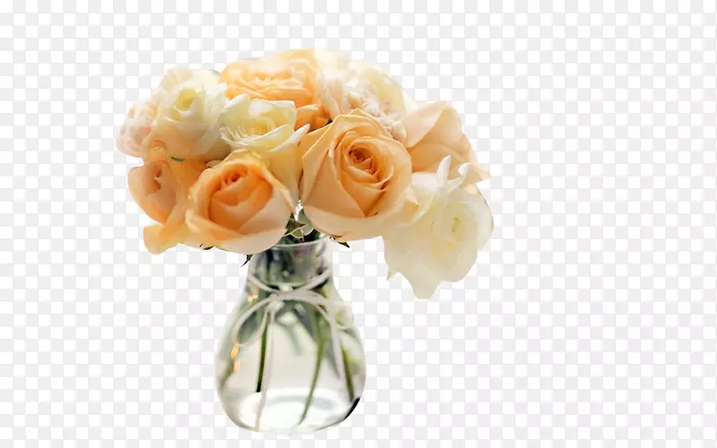 花玫瑰桌面比喻壁纸-花瓶