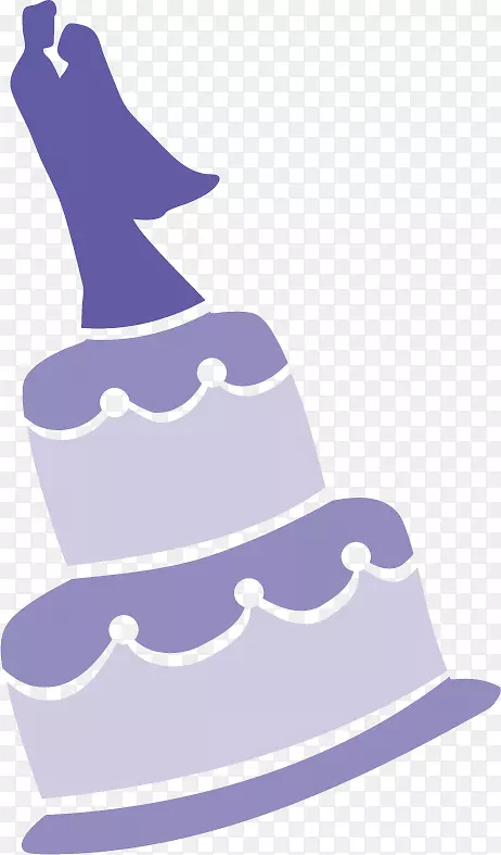 婚礼蛋糕生日蛋糕剪影-婚礼蛋糕形状剪影