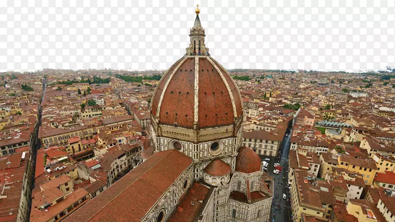 佛罗伦萨大教堂乔托斯坎帕尼文艺复兴穹顶-佛罗伦萨，意大利