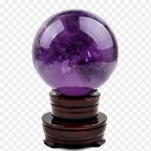 能量石英紫水晶翡翠.单个能量球