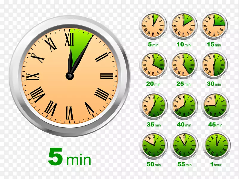 时钟秒表计时器时钟分钟