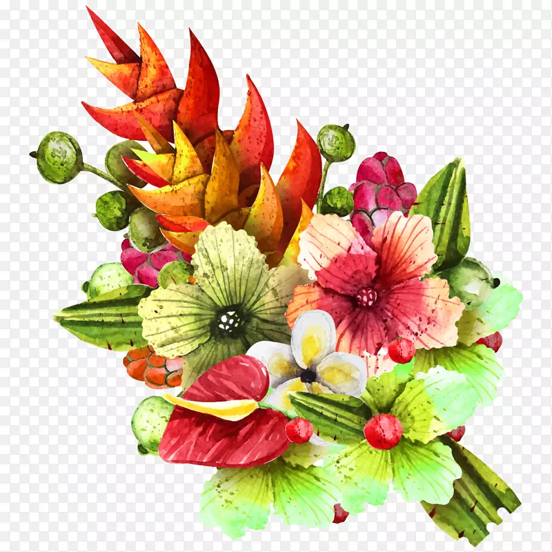 花束-热带植物