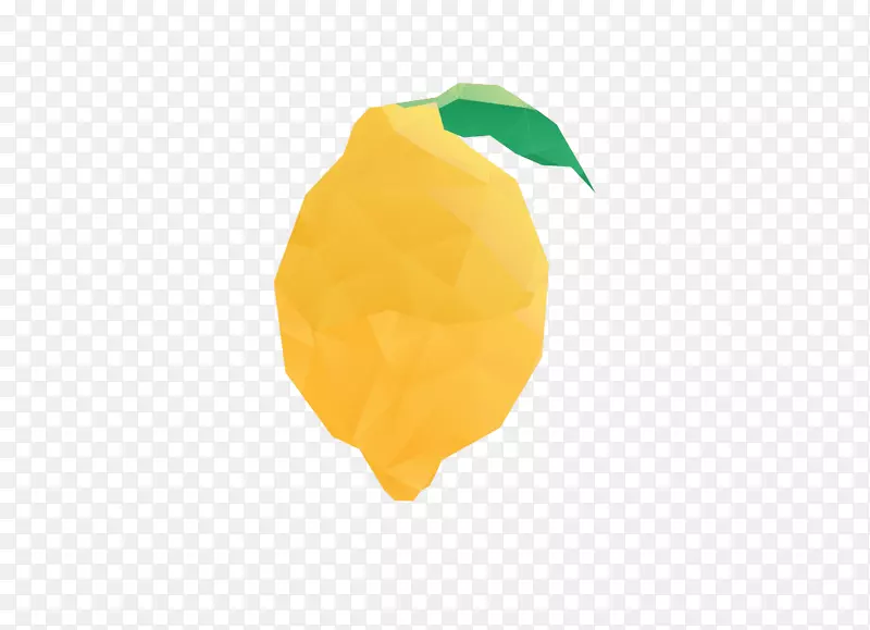下载墙纸-扁平多边形柠檬