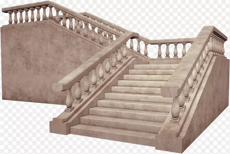 楼梯剪贴画.老式石材建筑楼梯