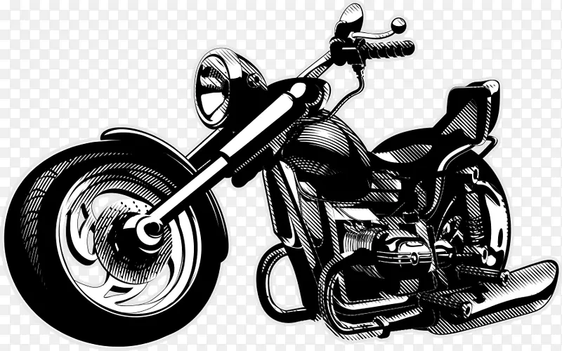 摩托车卡通摄影免费摩托车