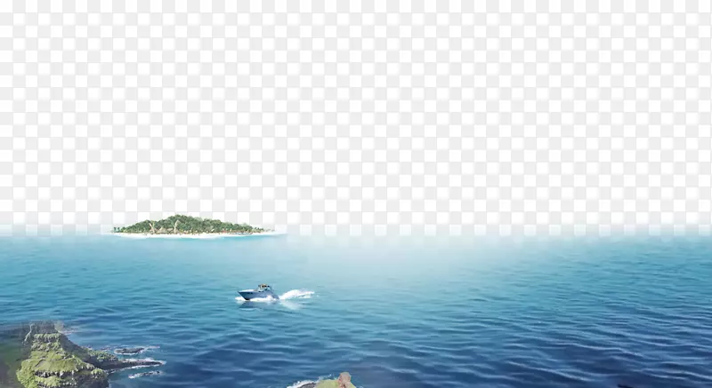 海水天空微软蔚蓝壁纸-海