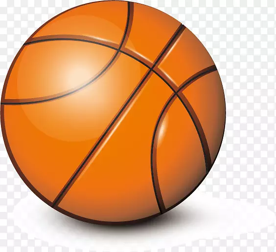 篮球运动橙色-篮球