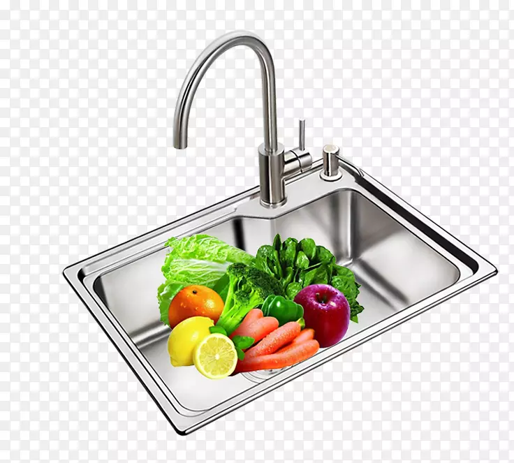 蔬菜水槽水果素食料理-产品水槽类水果和蔬菜