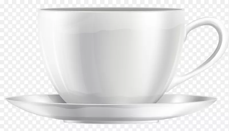 咖啡杯陶瓷咖啡厅玻璃白杯