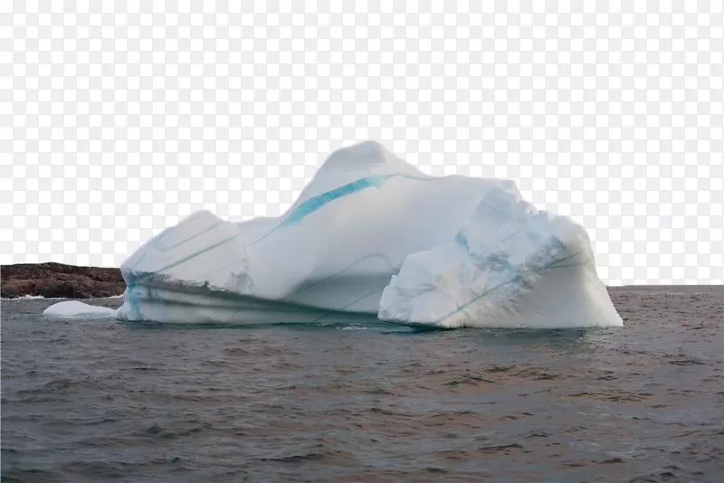 迪斯科岛迪斯科湾冰山-白色漂浮冰山