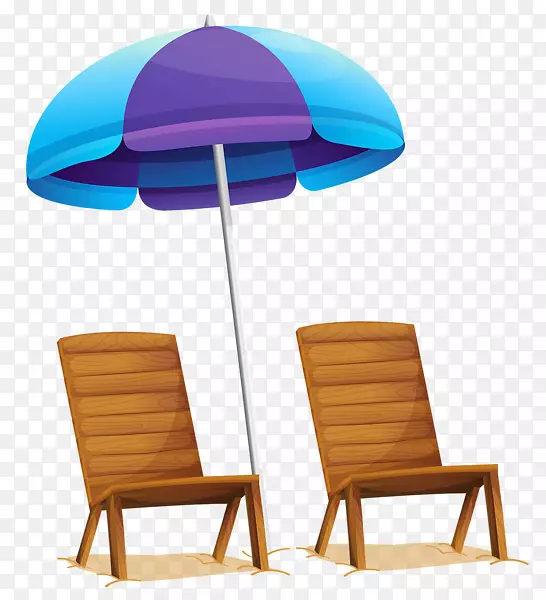 伊姆斯躺椅沙滩剪贴画阳光躺椅
