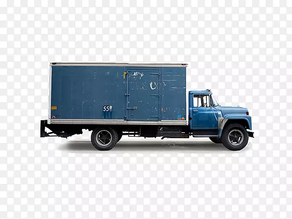 货车商用车-蓝色大卡车