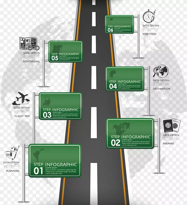 道路资讯图文交通标志专营权费-免费道路