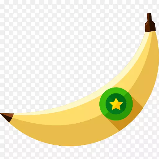 香蕉可伸缩图形图标-香蕉