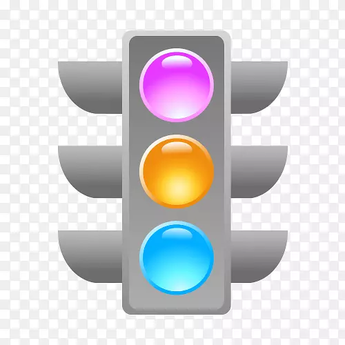 交通信号灯道路警告标志剪辑艺术交通灯材料