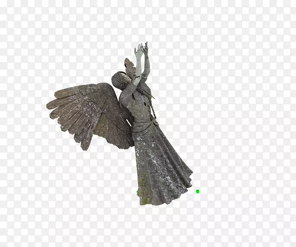石雕基路伯雕像天使手翅膀创意女神雕像