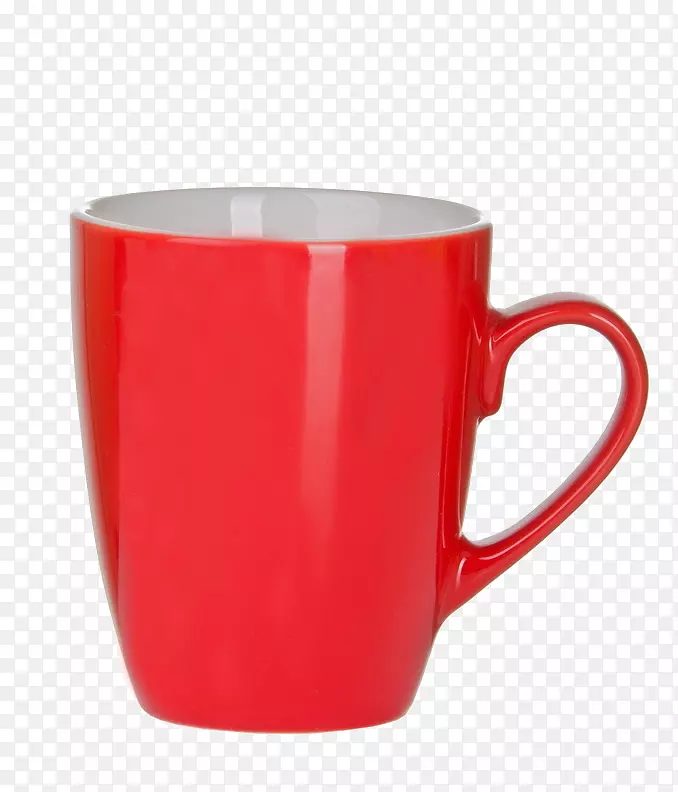咖啡杯卡布奇诺咖啡杯红杯