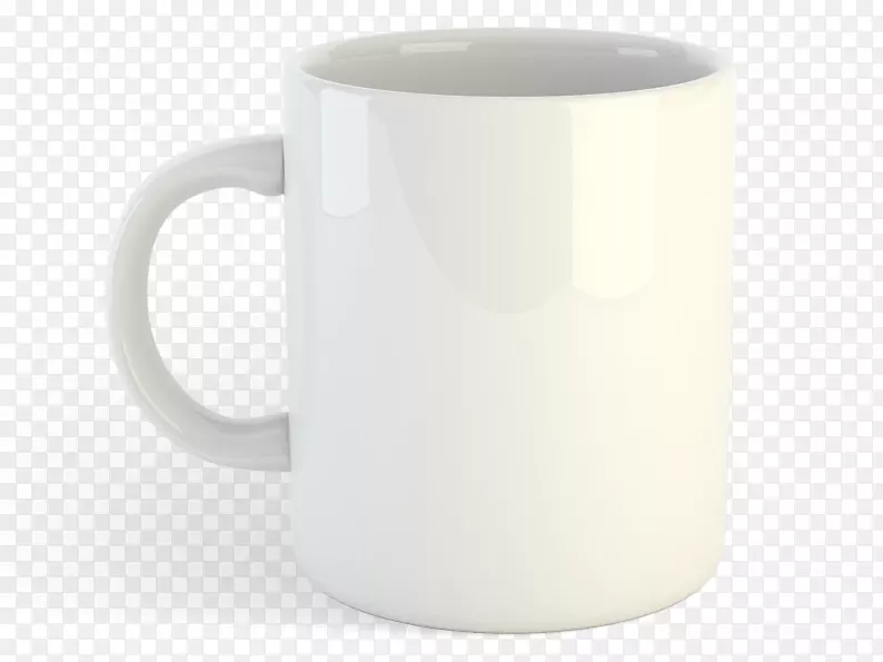 咖啡杯陶瓷杯咖啡厅-白色杯图像