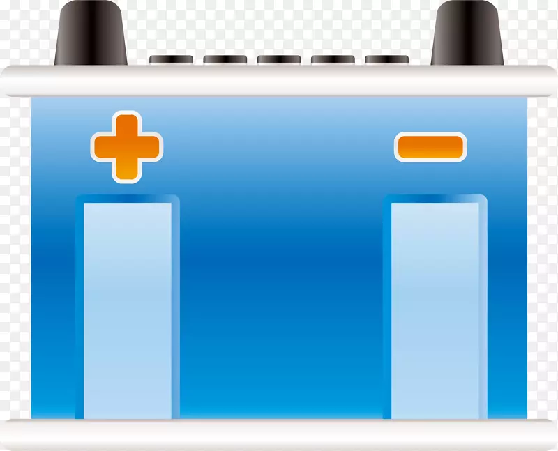 蓄电池充电器车充电电池蓝色电池