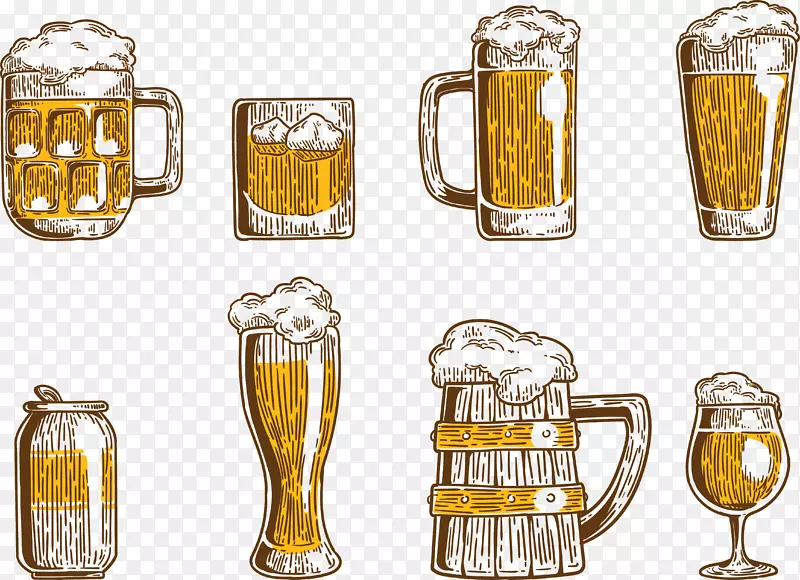 啤酒节啤酒酒杯免费啤酒-啤酒饮料