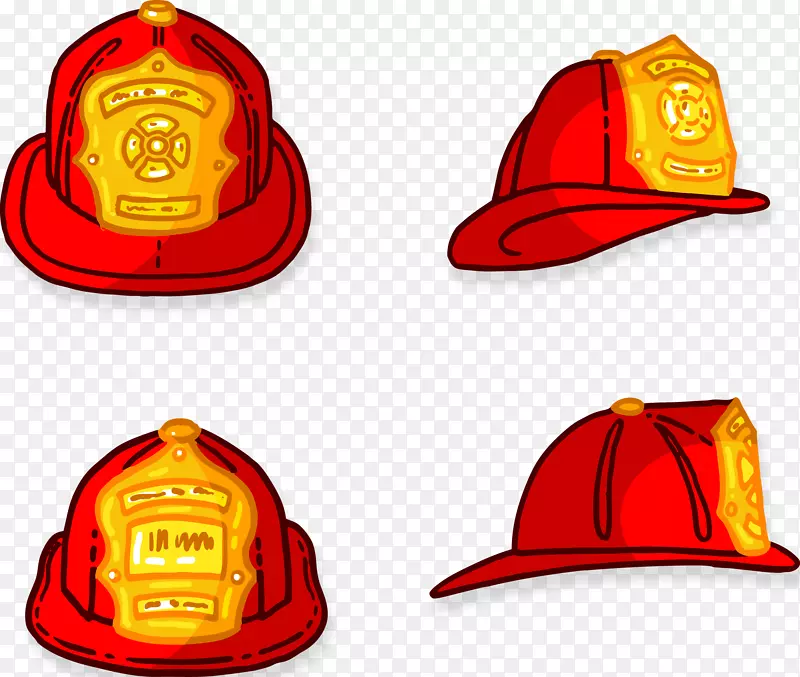 棒球帽消防队员夹艺术防火帽