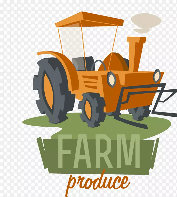 约翰迪尔拖拉机农业农场-儿童材料农场拖拉机