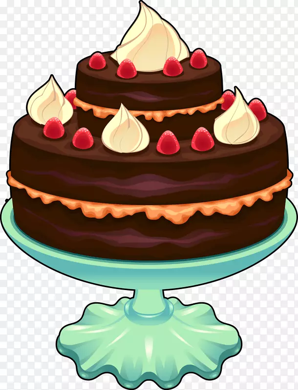 巧克力蛋糕电脑鼠标蛋糕水果蛋糕手绘巧克力蛋糕