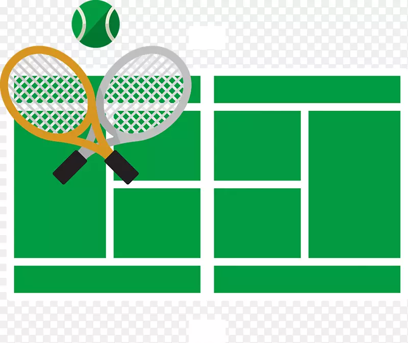 网球中心-俯瞰网球场