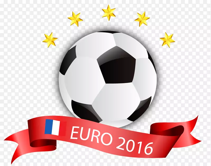 欧足联2016年欧洲杯足球剪贴画-足球