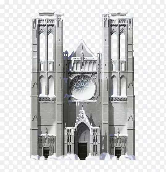 教堂剪贴画-教堂建筑门